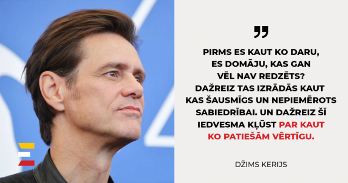Džims Kerijs un viņa 20 atziņas
