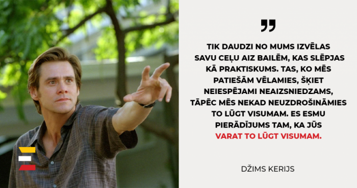 Džims Kerijs un viņa 20 atziņas