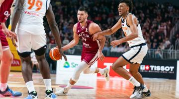 Latvijas basketbolistiem izbraukuma spēle pret Austriju