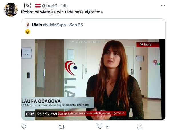 Latvijas Twitteris asprātīgi reaģē uz biroja darbinieces kuriozu TV sižetā