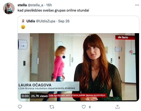 Latvijas Twitteris asprātīgi reaģē uz biroja darbinieces kuriozu TV sižetā