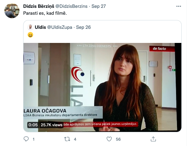 Latvijas Twitteris asprātīgi reaģē uz biroja darbinieces kuriozu TV sižetā