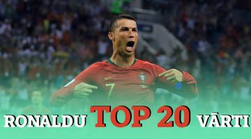 20 ikoniski un iespaidīgi Ronaldu karjeras vārti