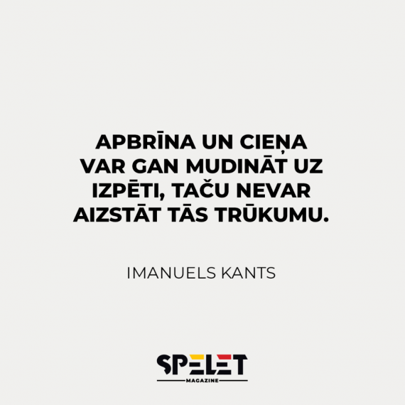 Ir īpašības ar kurām nepiedzimst.