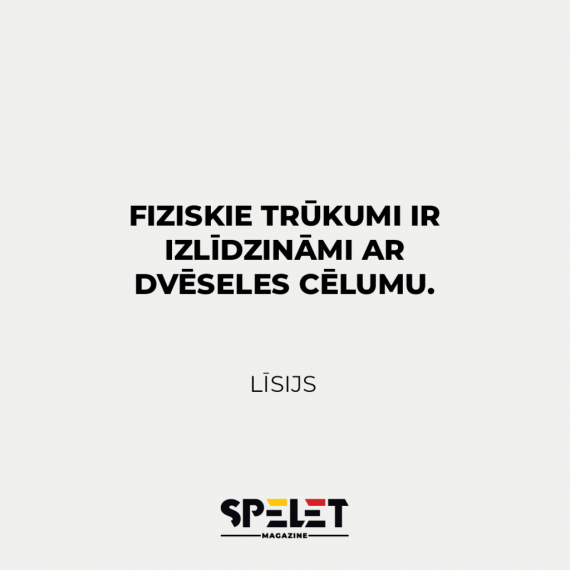 Viss ir līdzsvarā.