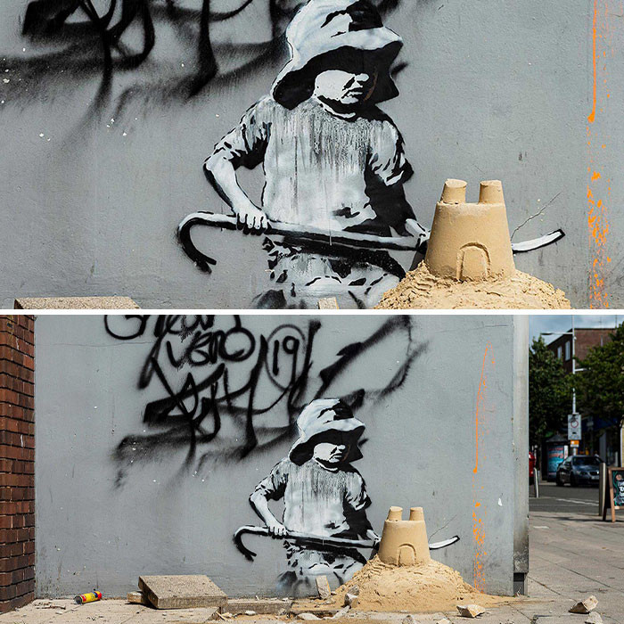Noslēpumainais grafiti mākslinieks Banksijs atgriežas ar 9 jauniem darbiem