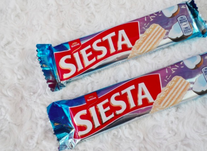 "Siesta" vafeļu batoniņi
