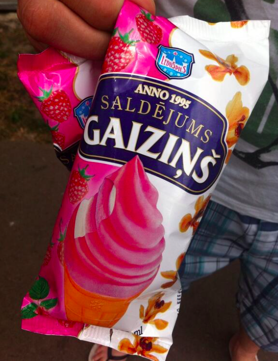 Vēl viens leģendārs saldējums - "Gaiziņš"